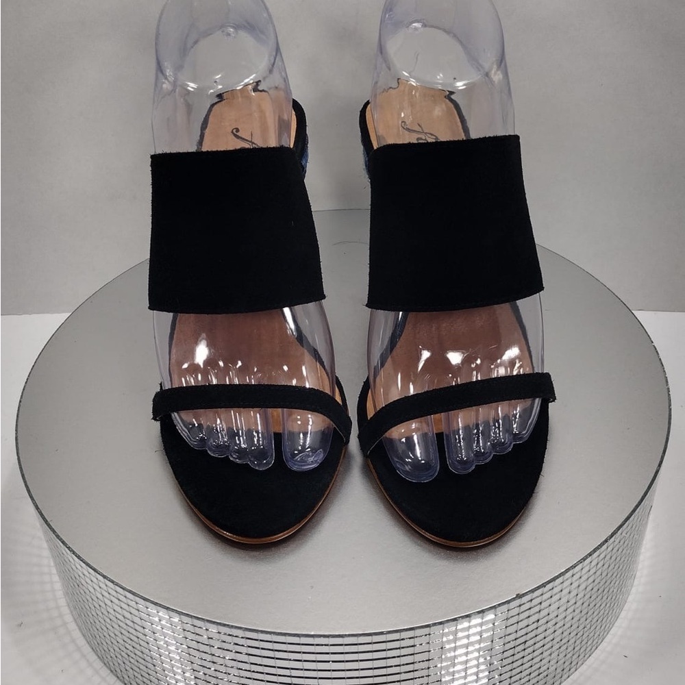 Free people Black Rainbow Wedge Sandals size 8 new w/out tags and box - Picture 8 of 8